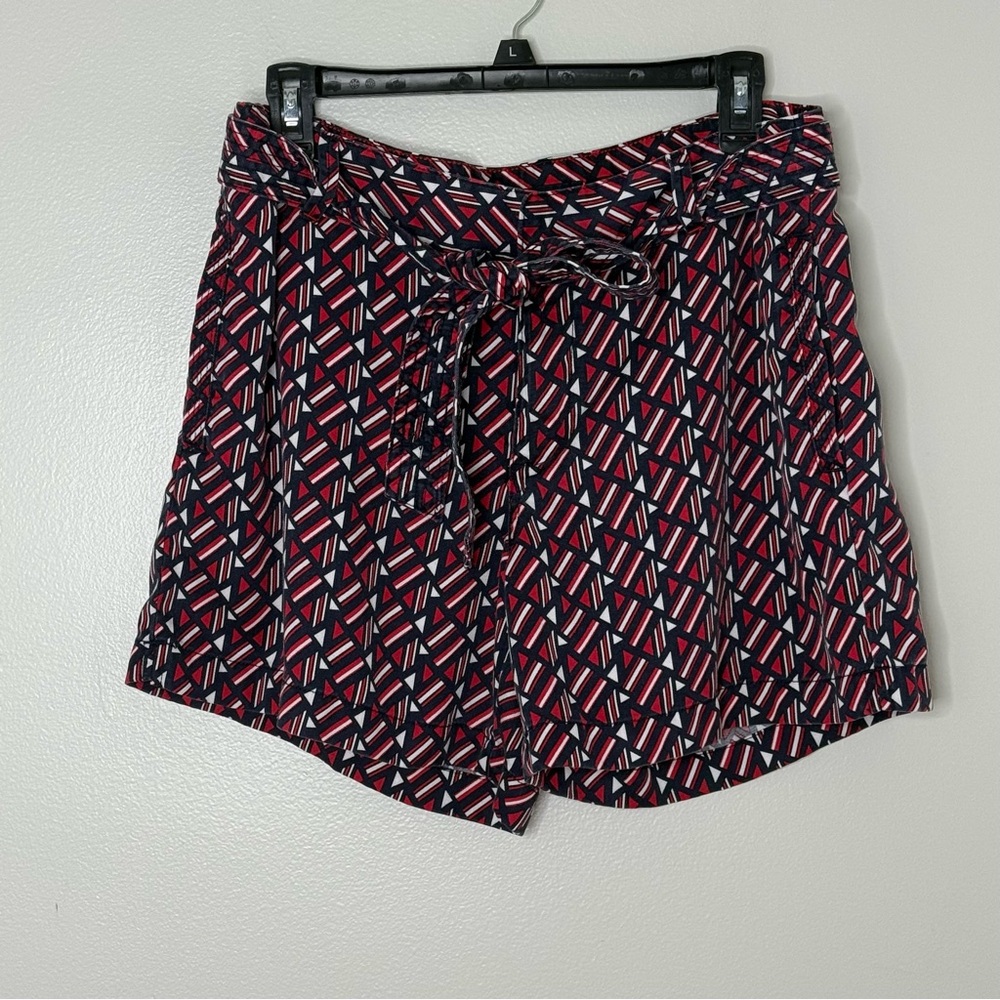 Tommy Hilfiger Women’s Size 10 Tie Shorts Red White Blue